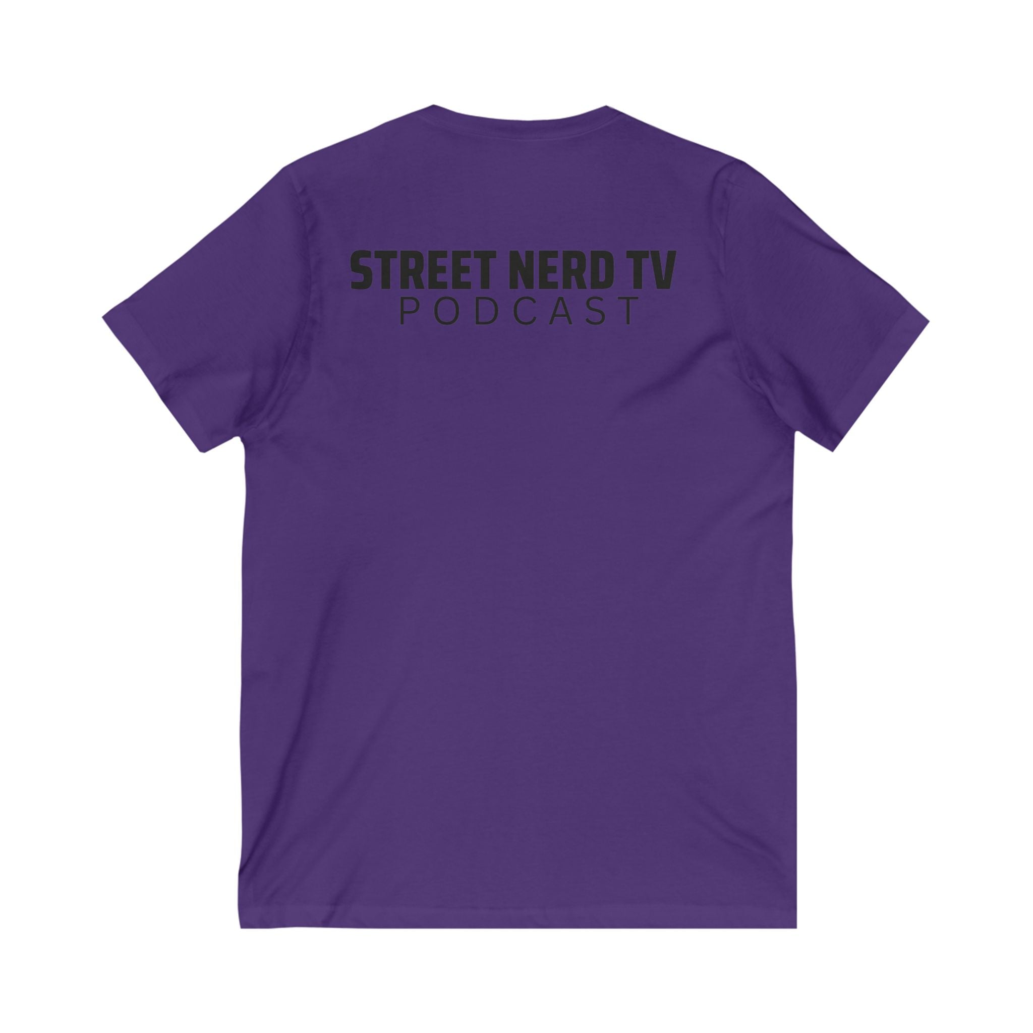 Street Nerd TV Podcast V-Neck Tee, Unisex Shirt, Casual Wear, Gift for Podcasters, Streetwear
