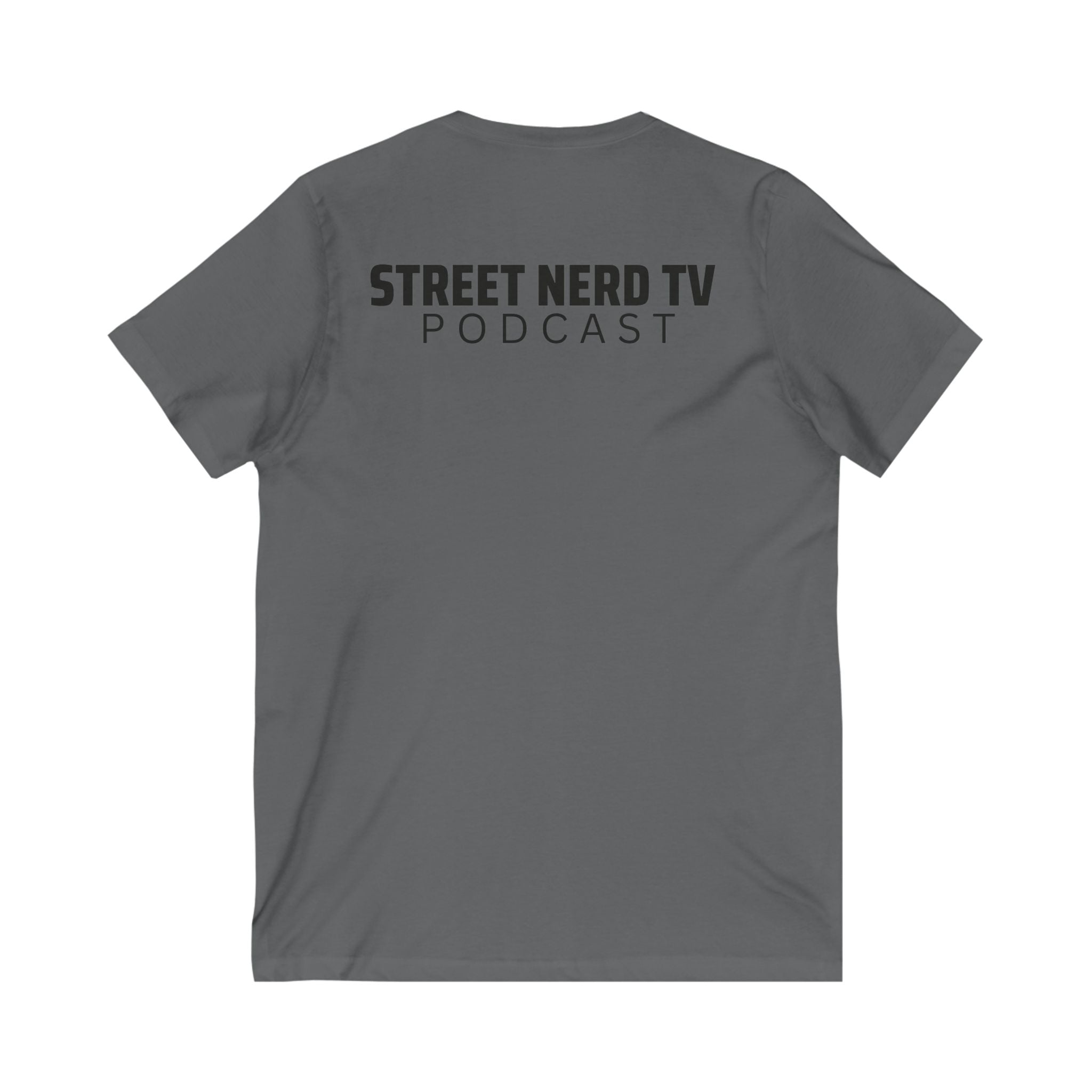 Street Nerd TV Podcast V-Neck Tee, Unisex Shirt, Casual Wear, Gift for Podcasters, Streetwear