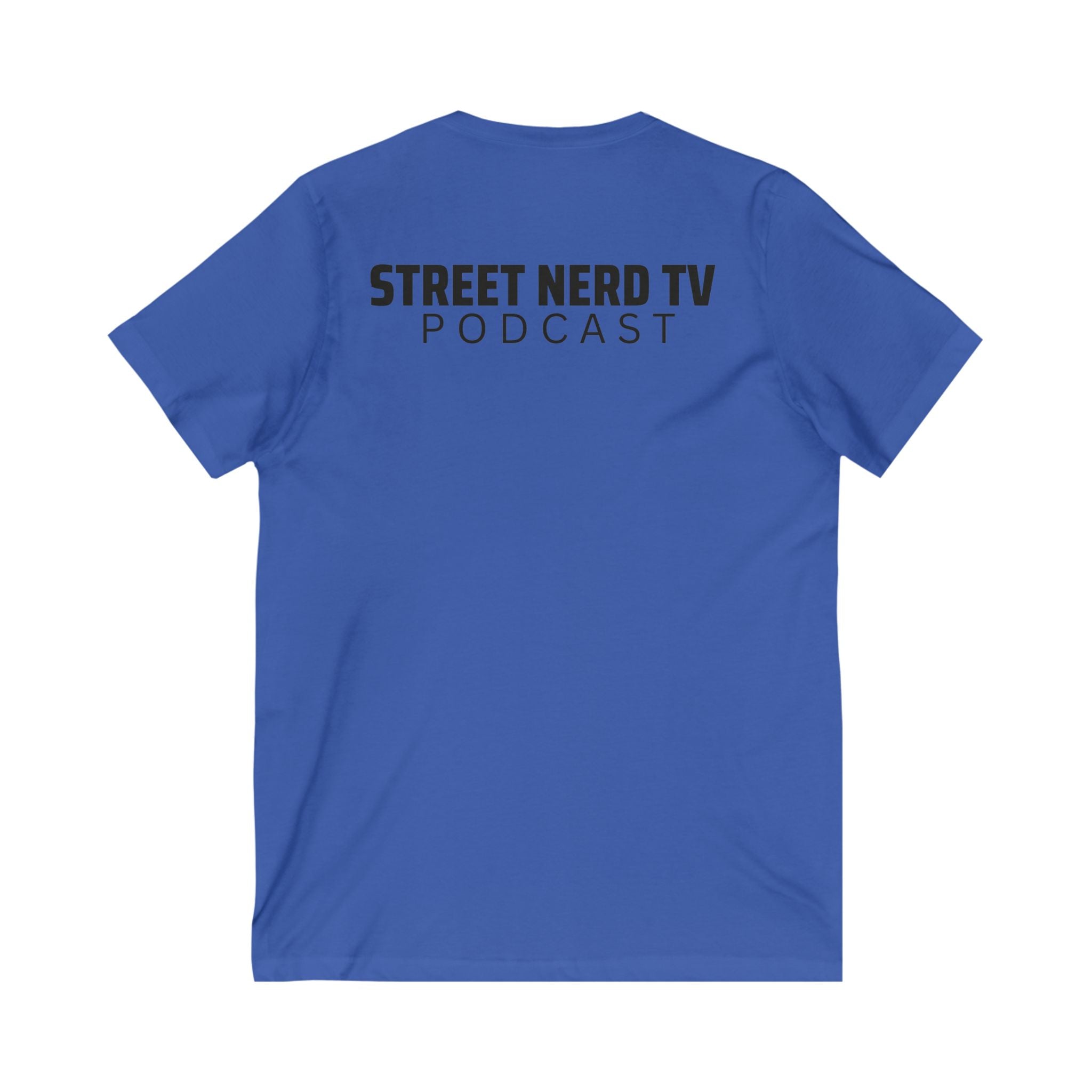Street Nerd TV Podcast V-Neck Tee, Unisex Shirt, Casual Wear, Gift for Podcasters, Streetwear