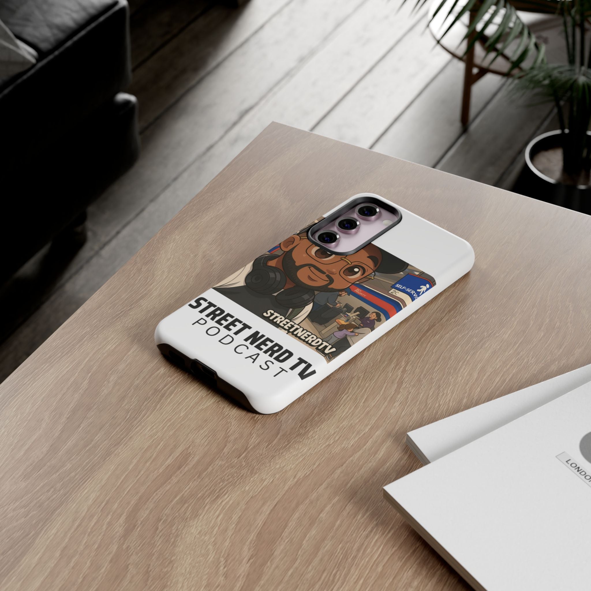Podcast Phone Case | Tough Cases for Street Nerd TV Lovers, Geek Gifts, Decorative Tech Accessories, Durable Mobile Covers, Unique Gadgets