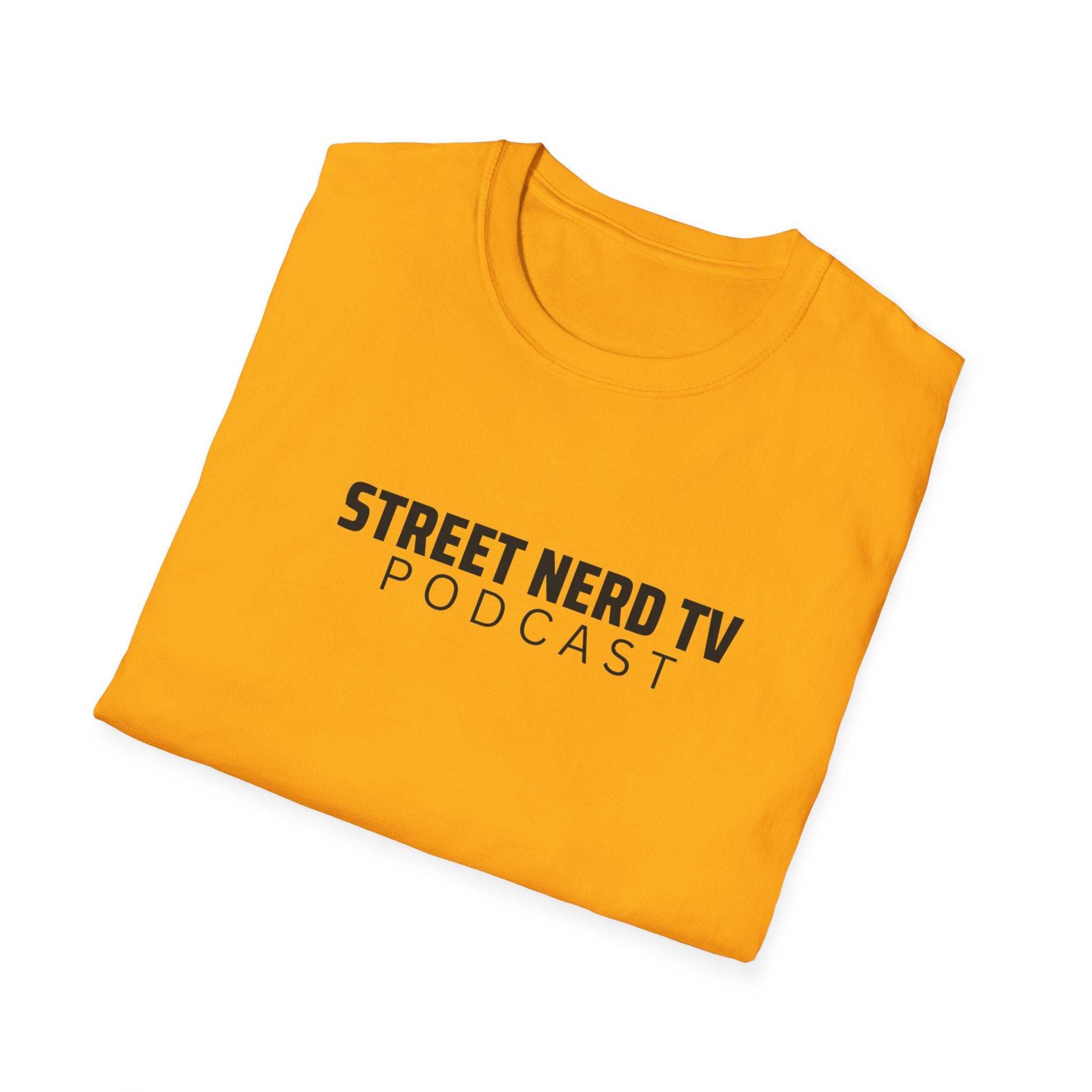 Street Nerd TV Podcast Unisex T-Shirt, Casual Wear, Gift for Creators, Comfortable Fit, Podcast Merch