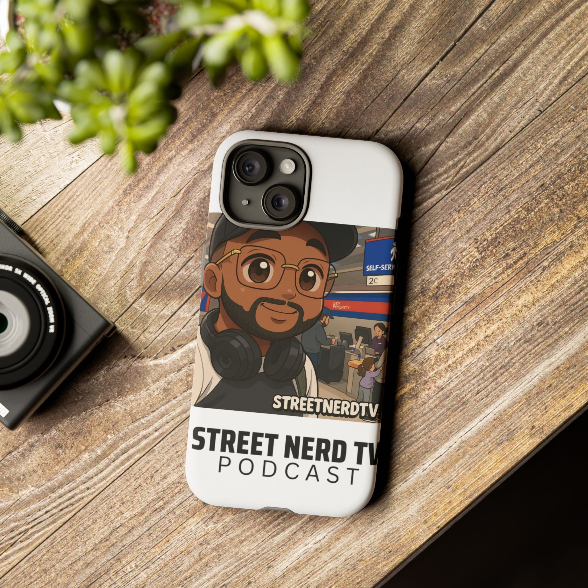 Podcast Phone Case | Tough Cases for Street Nerd TV Lovers, Geek Gifts, Decorative Tech Accessories, Durable Mobile Covers, Unique Gadgets