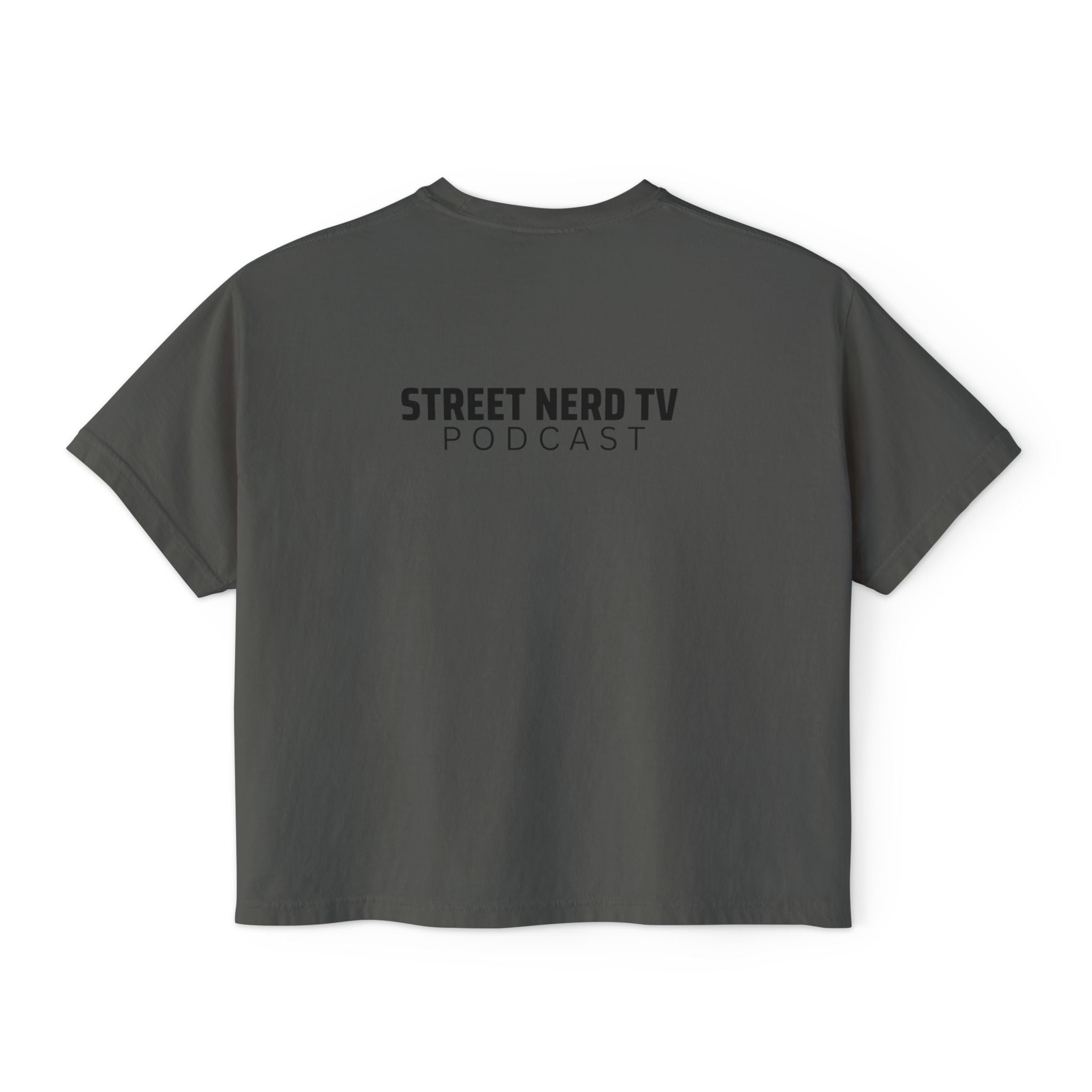 Street Nerd Boxy Tee | Cute Casual Tee for Podcast Lovers, Streetwear Shirt, Gift for Fans, Comfortable Everyday Wear