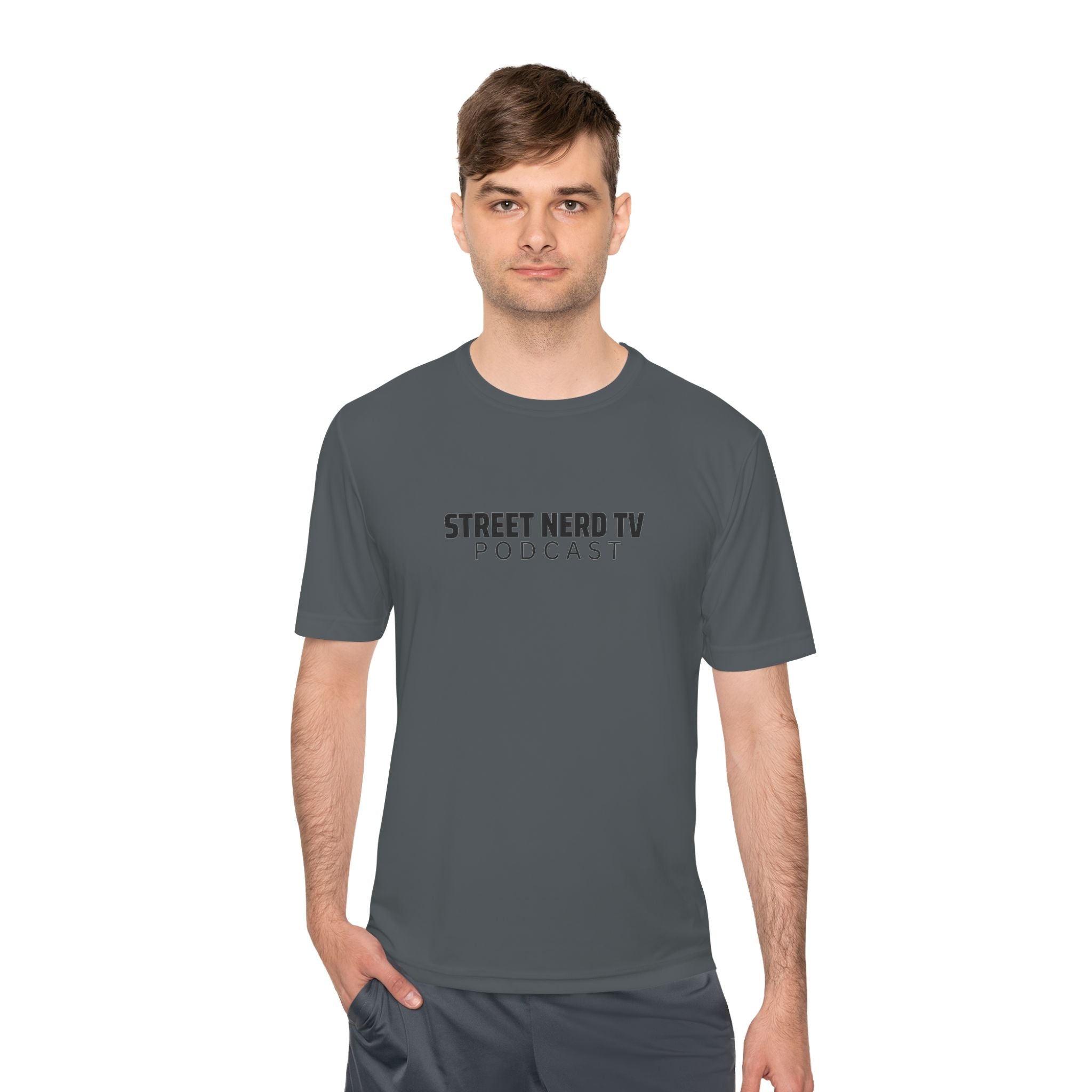 Street Nerd TV Podcast Tee - Unisex Moisture Wicking Athletic Shirt, Workout Top, Casual Wear, Gift for Podcasters, Cool Summer Apparel