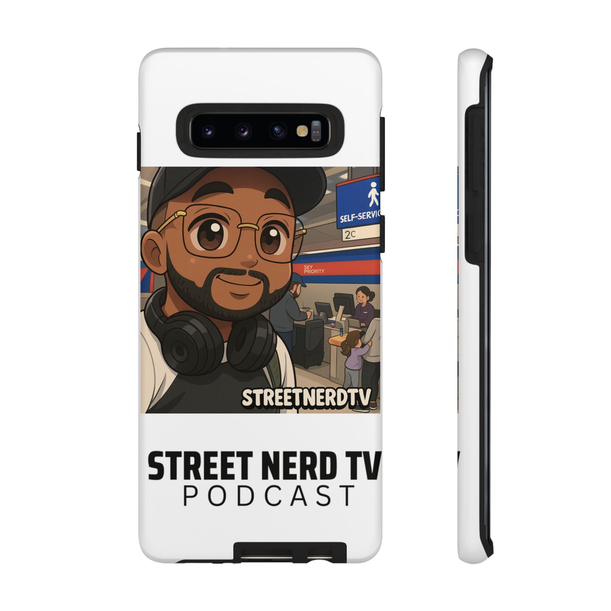 Podcast Phone Case | Tough Cases for Street Nerd TV Lovers, Geek Gifts, Decorative Tech Accessories, Durable Mobile Covers, Unique Gadgets