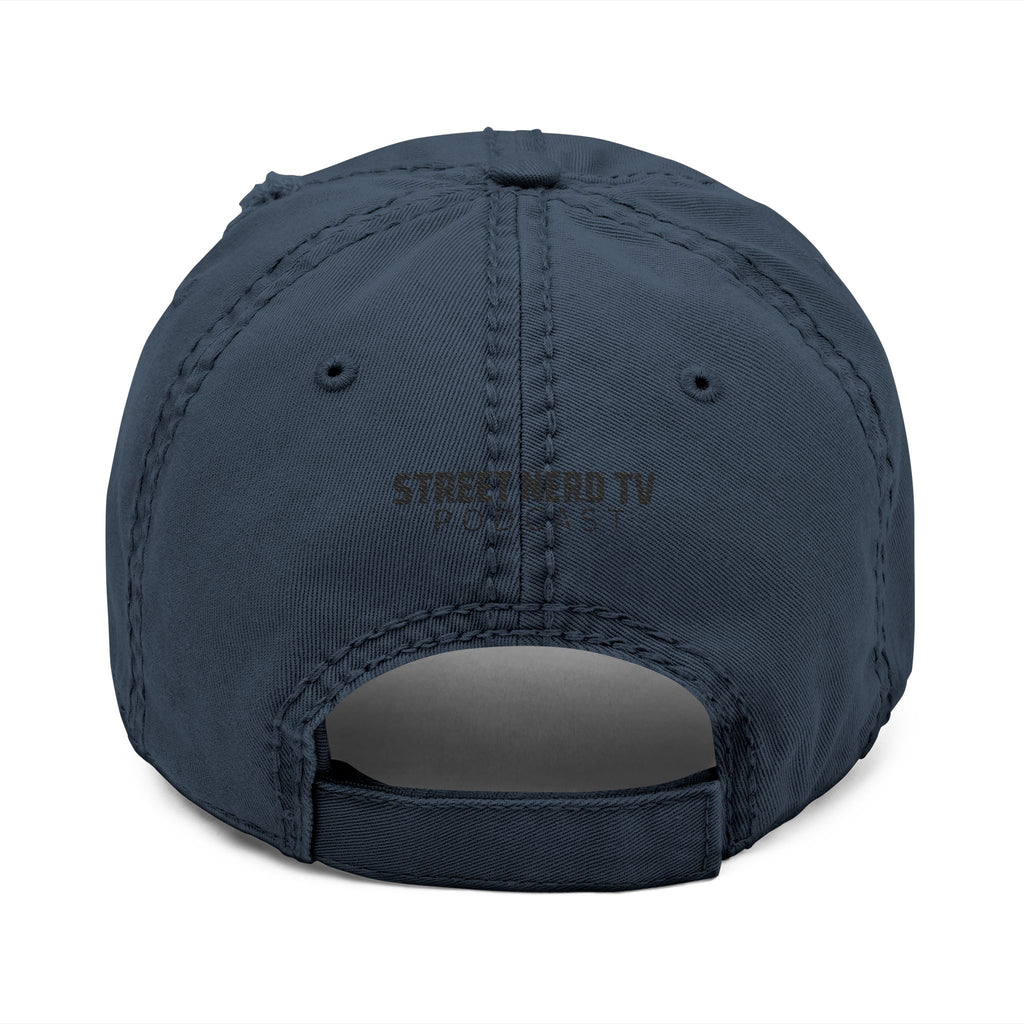 Embroidered Distressed Dad Hat - Casual Style, Unique Gift, Outdoor Accessory, Trendy Headwear, Podcast Merchandise
