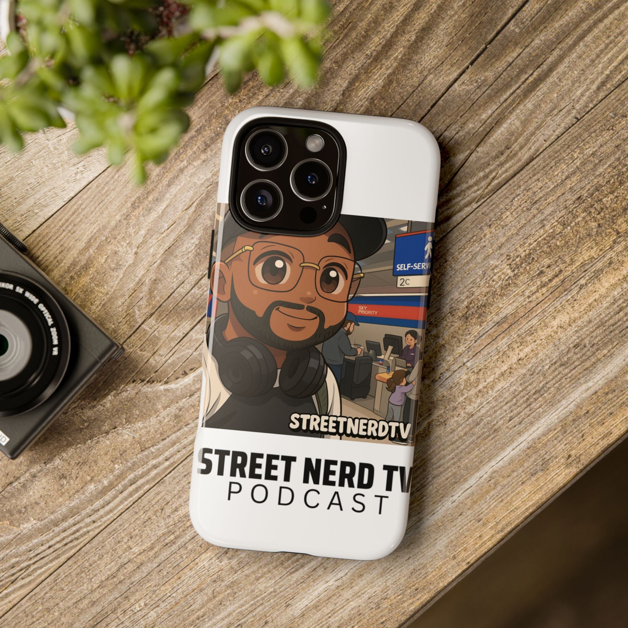 Podcast Phone Case | Tough Cases for Street Nerd TV Lovers, Geek Gifts, Decorative Tech Accessories, Durable Mobile Covers, Unique Gadgets