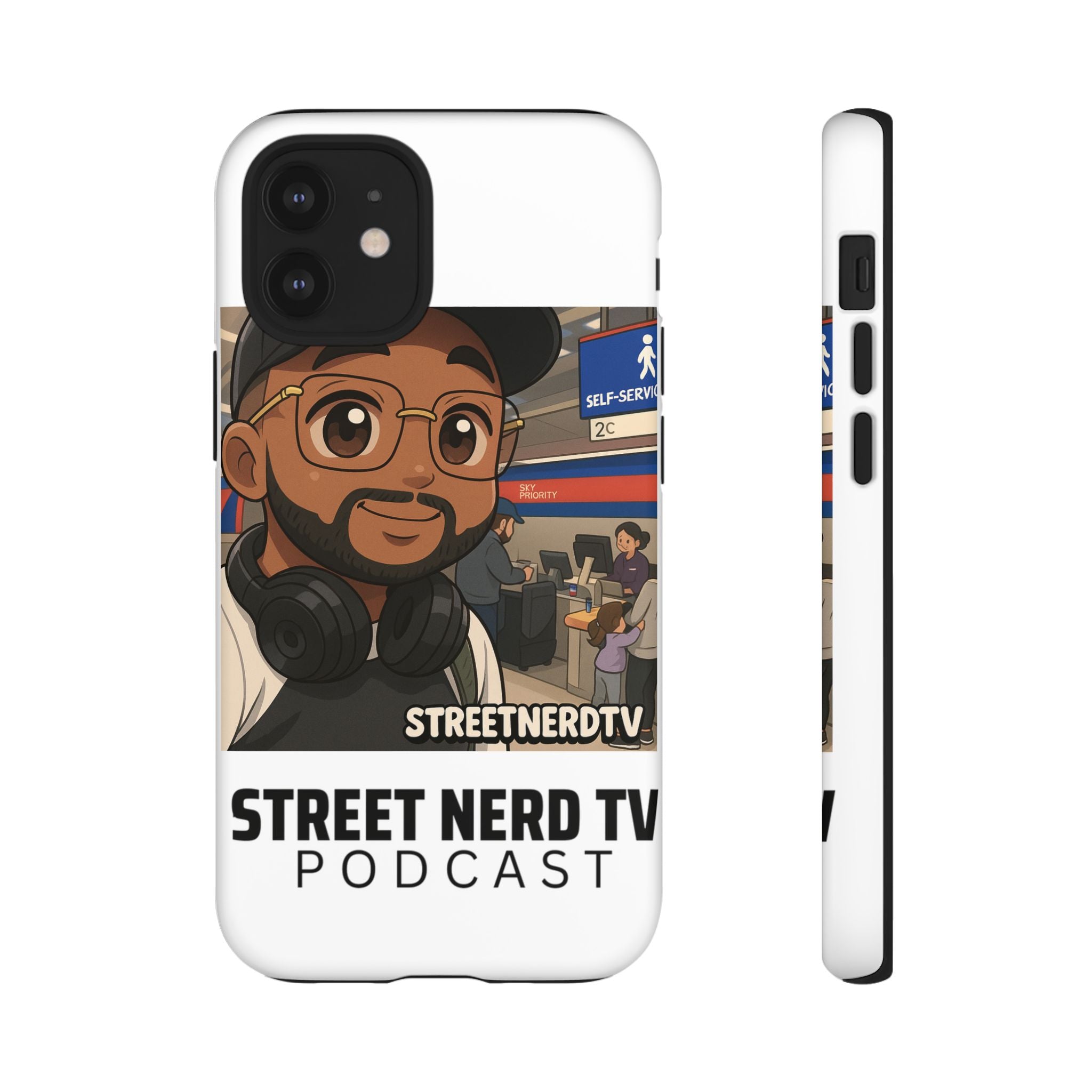 Podcast Phone Case | Tough Cases for Street Nerd TV Lovers, Geek Gifts, Decorative Tech Accessories, Durable Mobile Covers, Unique Gadgets