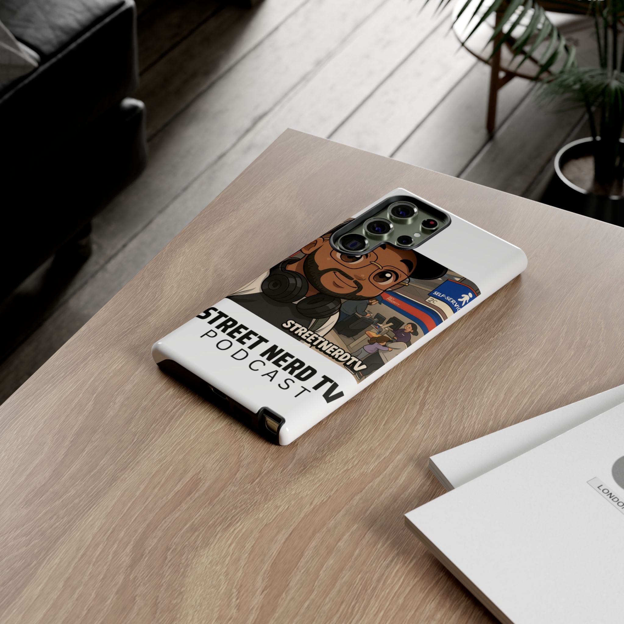 Podcast Phone Case | Tough Cases for Street Nerd TV Lovers, Geek Gifts, Decorative Tech Accessories, Durable Mobile Covers, Unique Gadgets