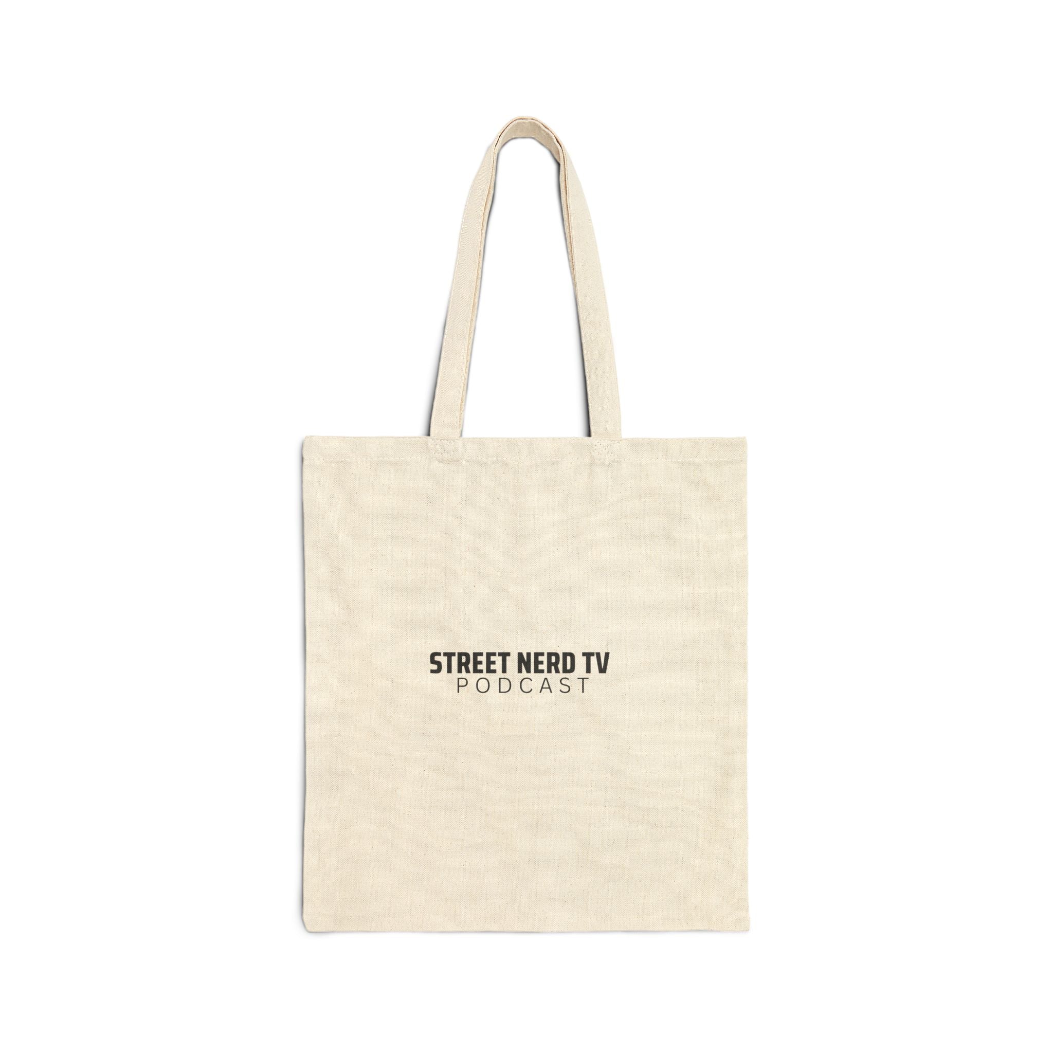 Stylish Cotton Canvas Tote Bag, Perfect for Shopping, Beach, Gym, Podcast Fan Gifts, Eco-Friendly Reusable Bag