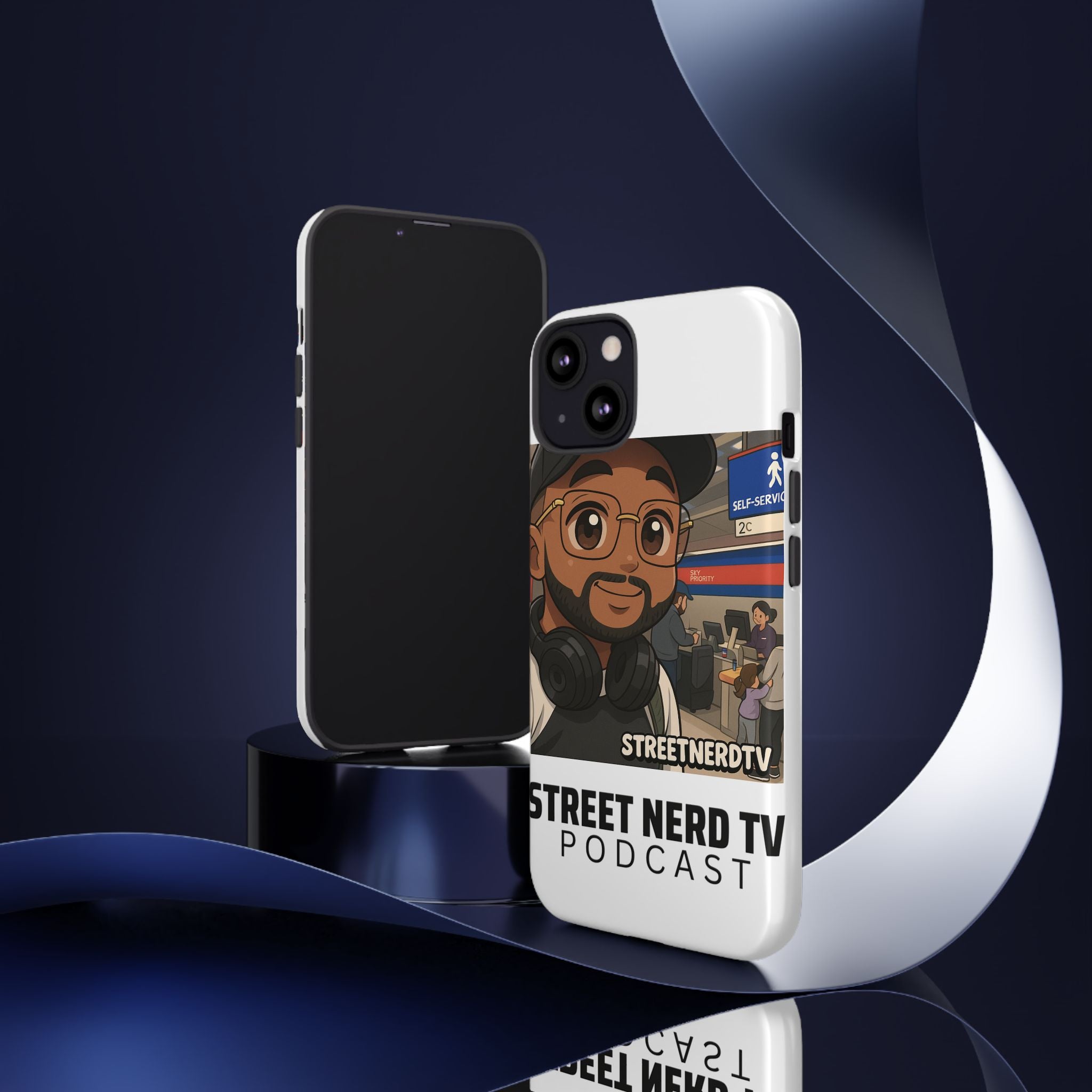 Podcast Phone Case | Tough Cases for Street Nerd TV Lovers, Geek Gifts, Decorative Tech Accessories, Durable Mobile Covers, Unique Gadgets