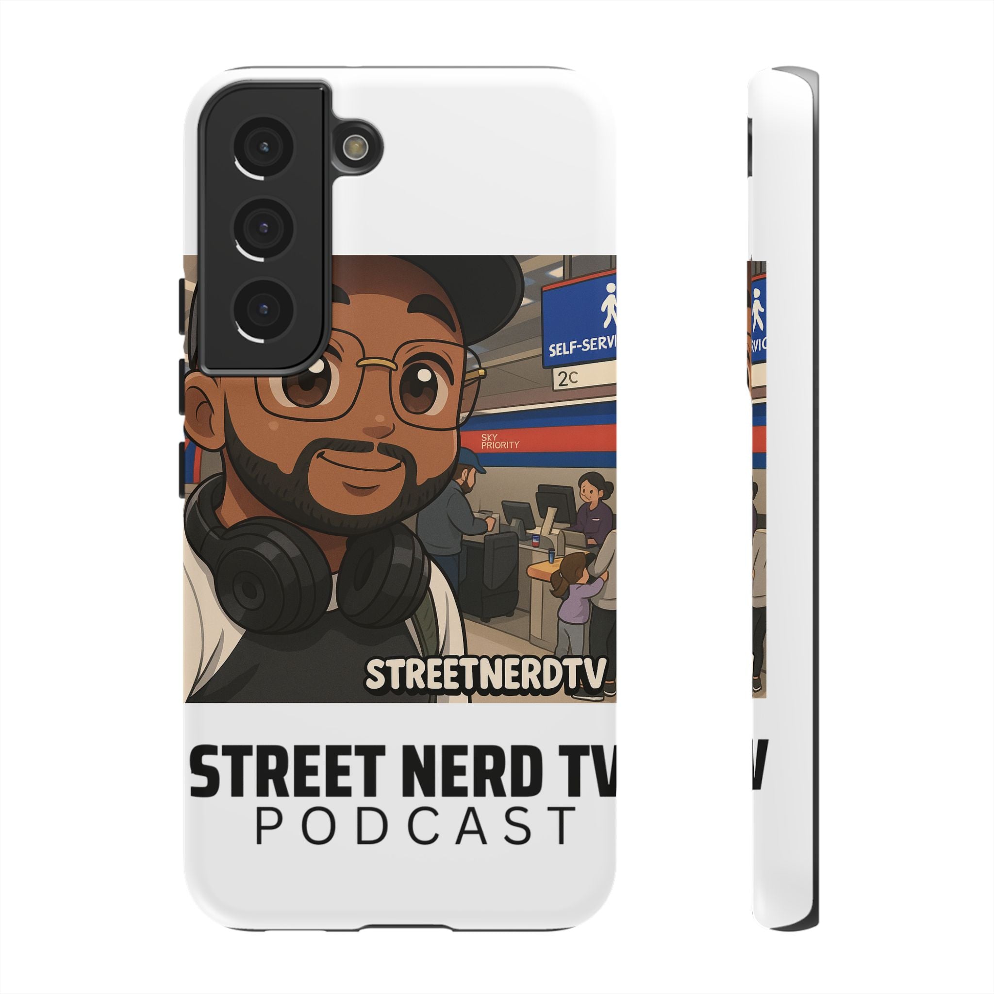Podcast Phone Case | Tough Cases for Street Nerd TV Lovers, Geek Gifts, Decorative Tech Accessories, Durable Mobile Covers, Unique Gadgets