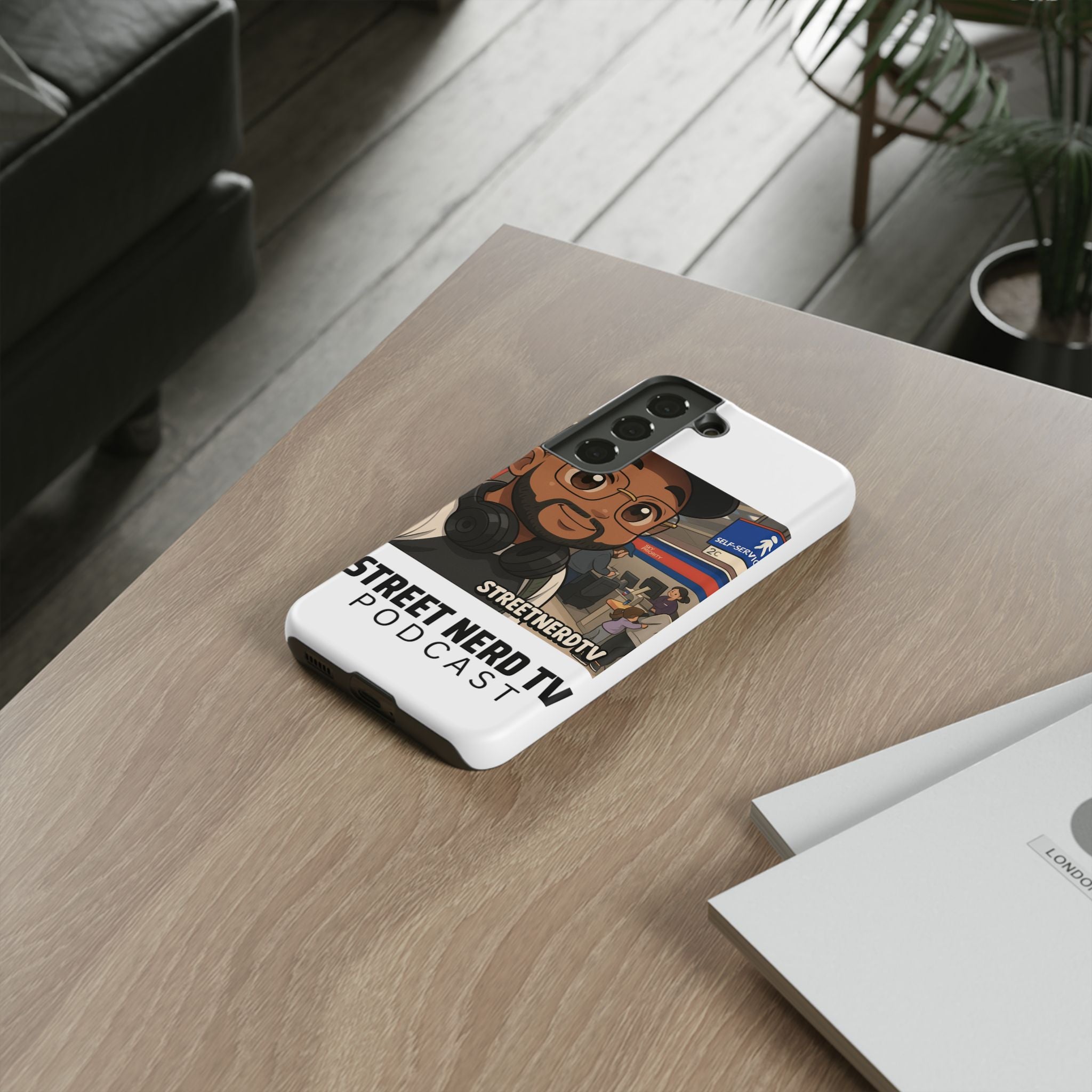 Podcast Phone Case | Tough Cases for Street Nerd TV Lovers, Geek Gifts, Decorative Tech Accessories, Durable Mobile Covers, Unique Gadgets